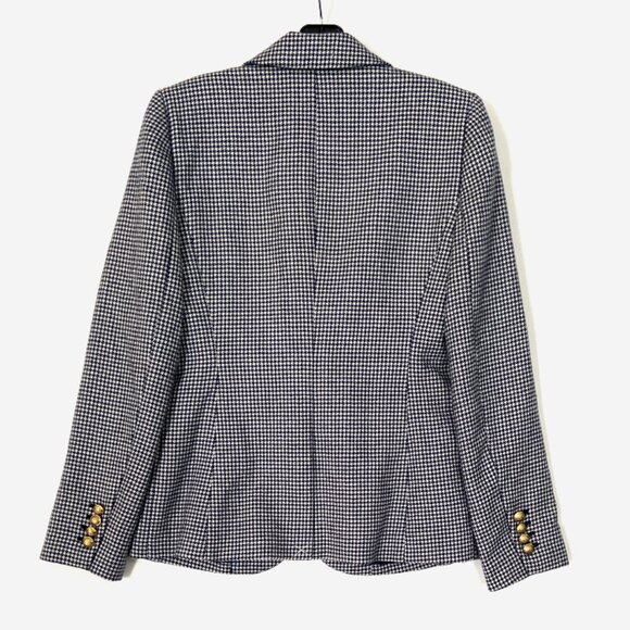 Nwt J Crew Wool Houndstooth plaid Campbell Blazer - Picture 3 of 6